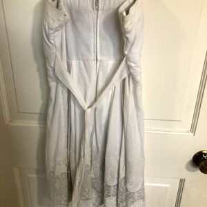 Cute Short Short White Dress